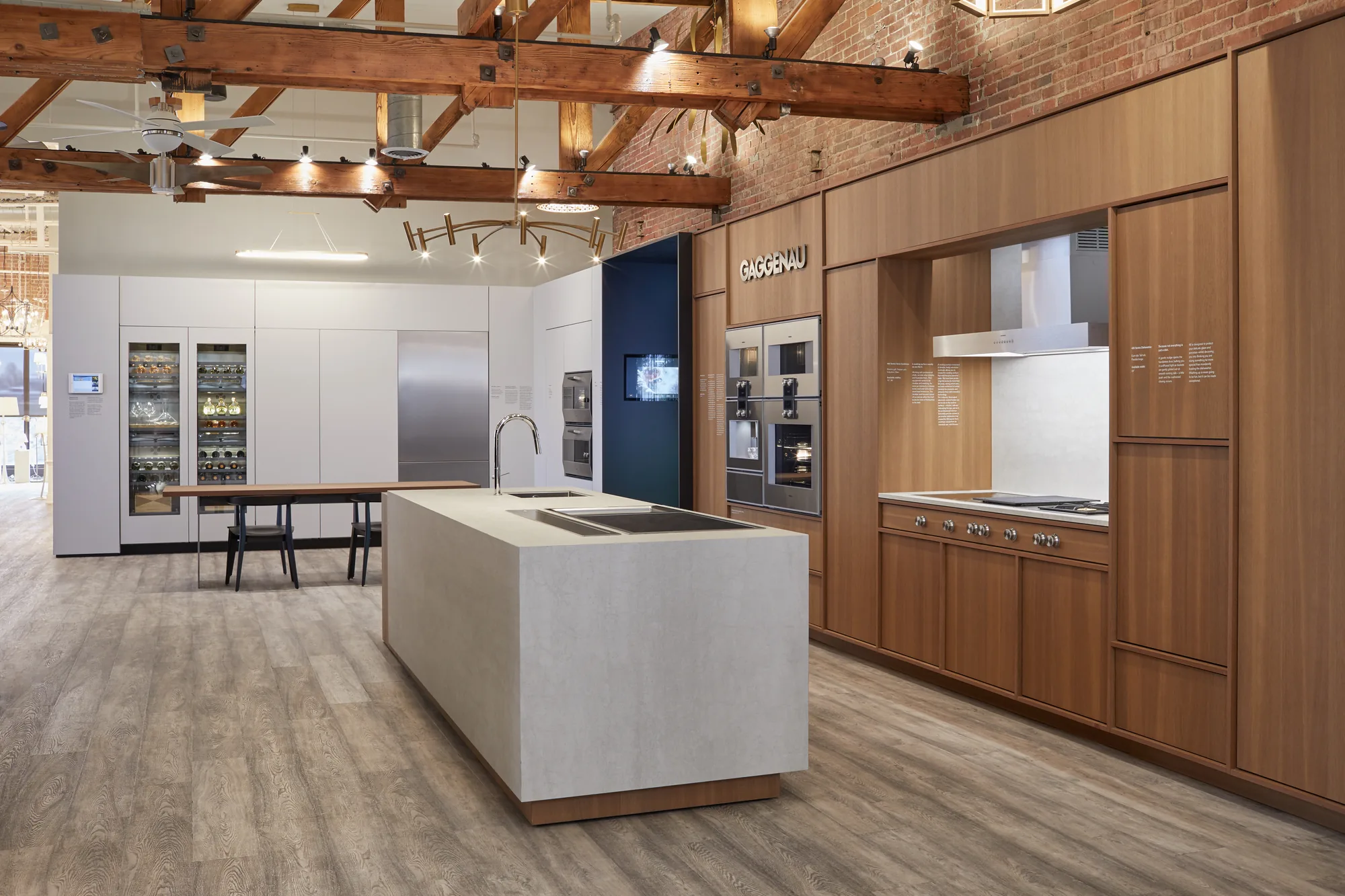 Showroom, Boston, Innenausbau der Schreinerei Schurig