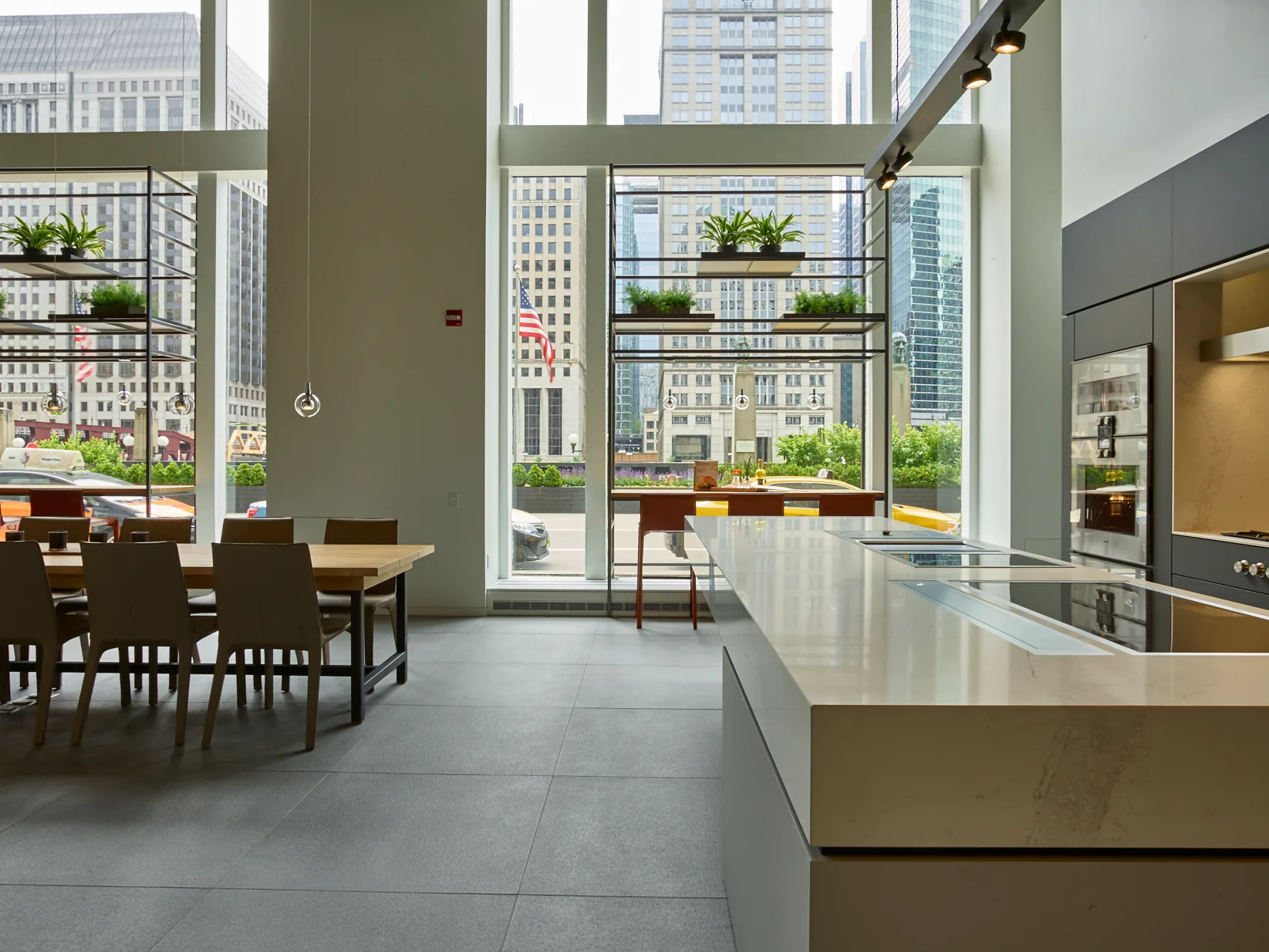 Showroom im Merchandise Mart, Chicago 2017, Innenausbau der Schreinerei Schurig