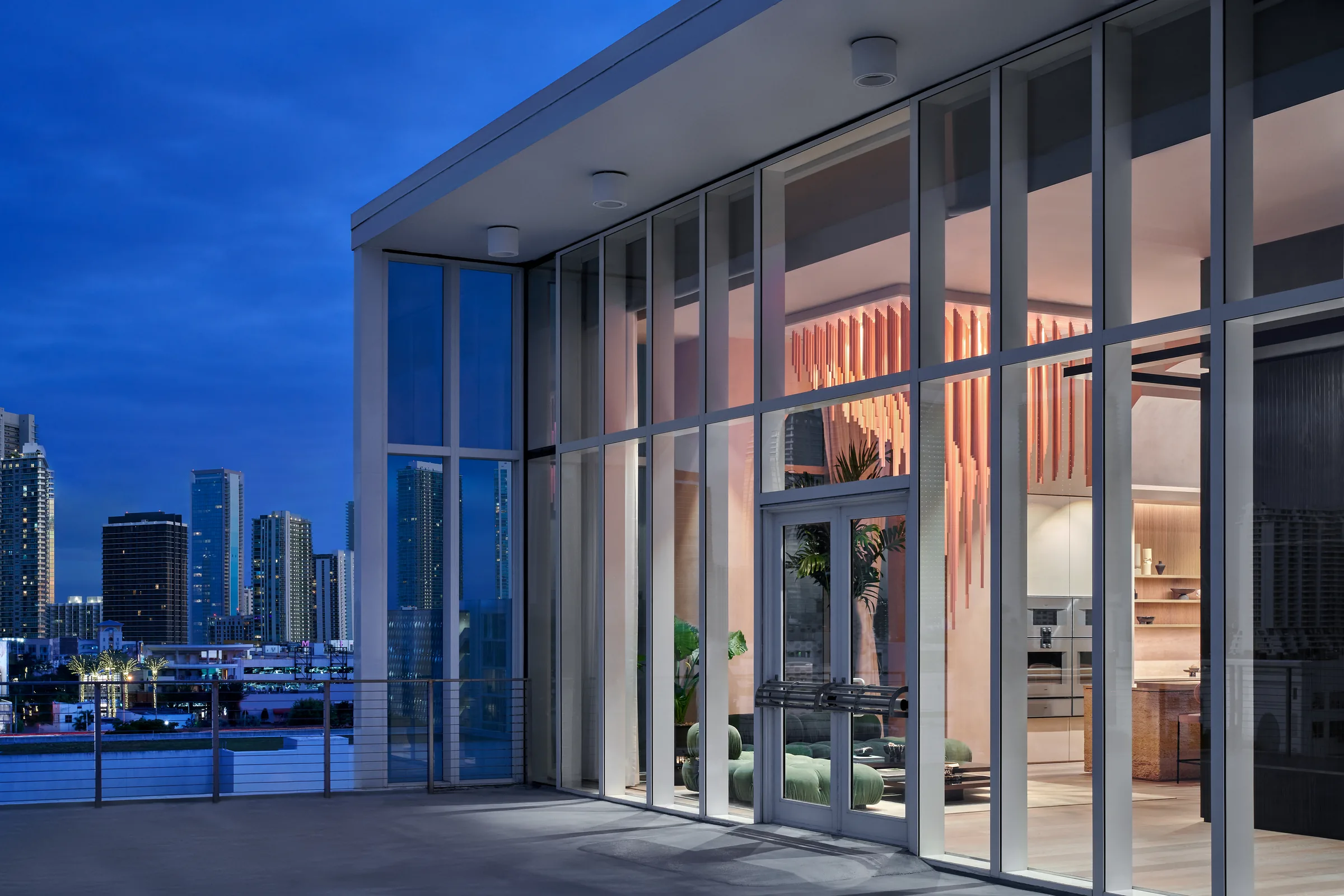 Showroom, Miami 2023, Innenausbau der Schreinerei Schurig