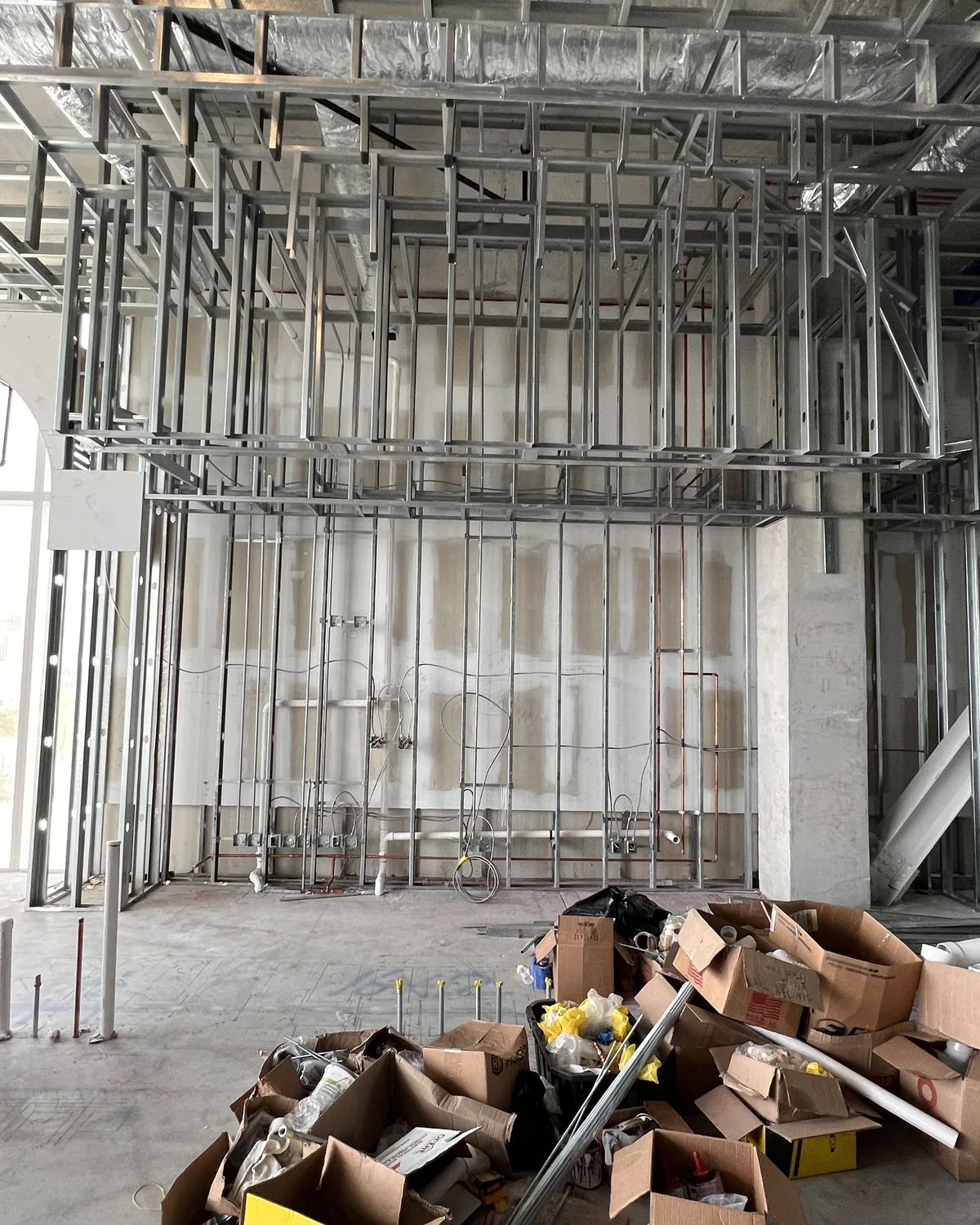 Rohbau beim Aufmaß, Miami, Innenausbau der Schreinerei Schurig