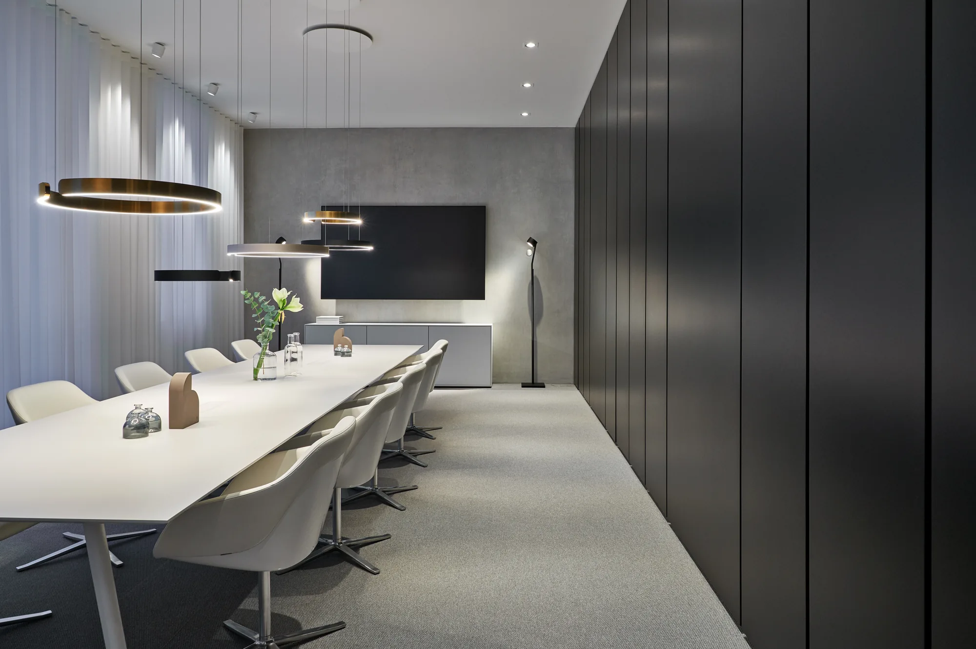 Showroom, München, Innenausbau der Schreinerei Schurig