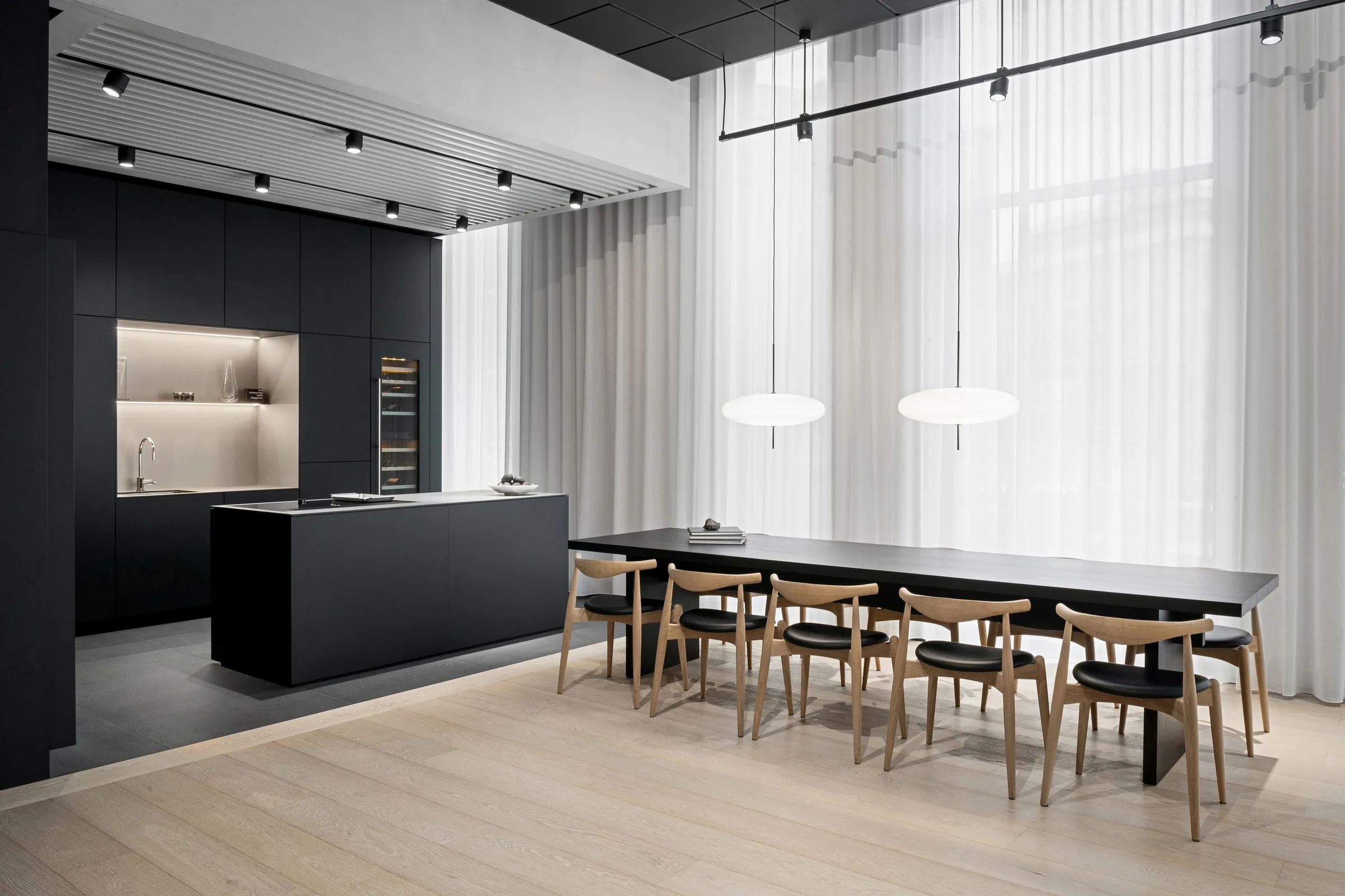 Showroom, Oslo 2023, Innenausbau der Schreinerei Schurig
