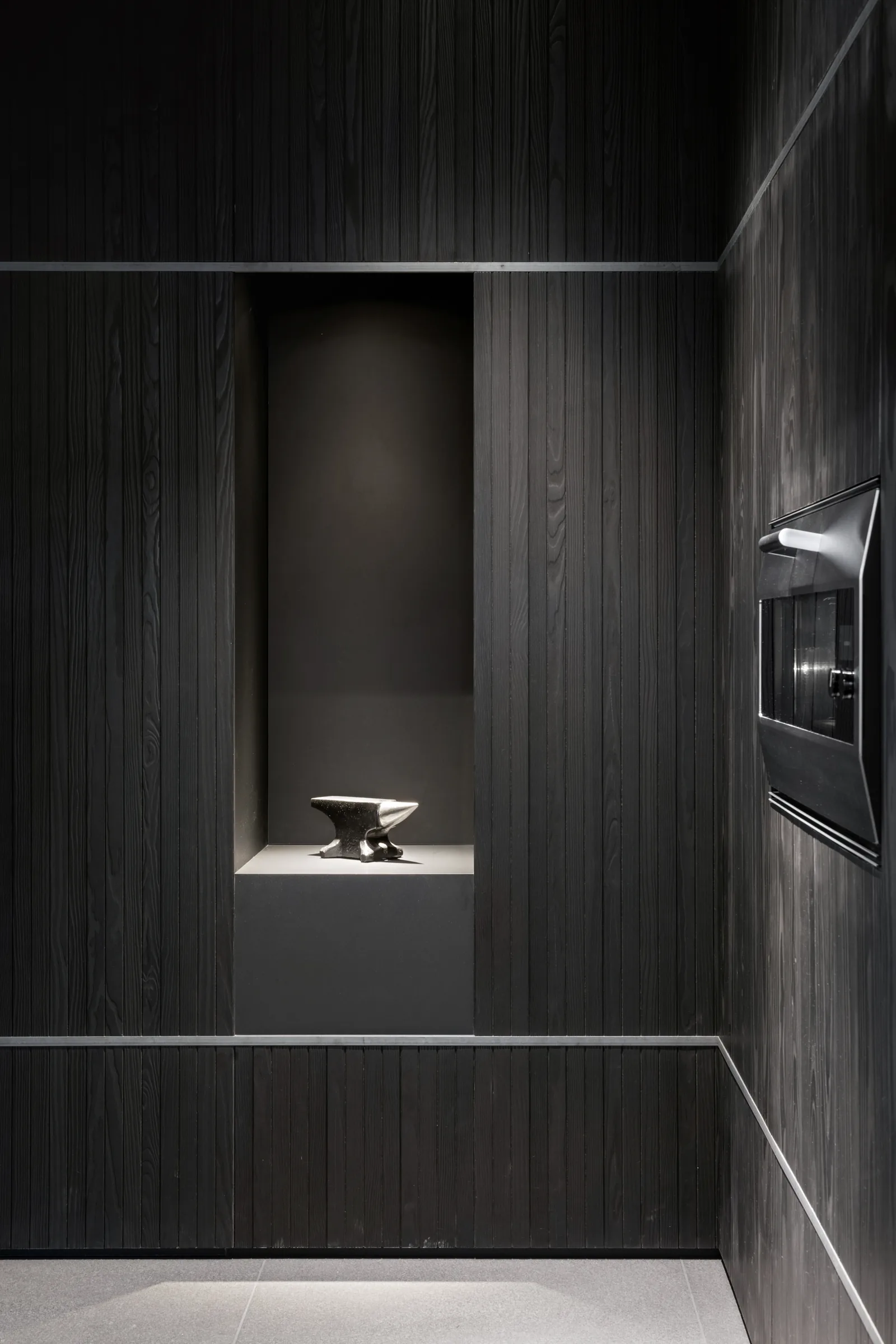 Showroom, Oslo 2023, Innenausbau der Schreinerei Schurig