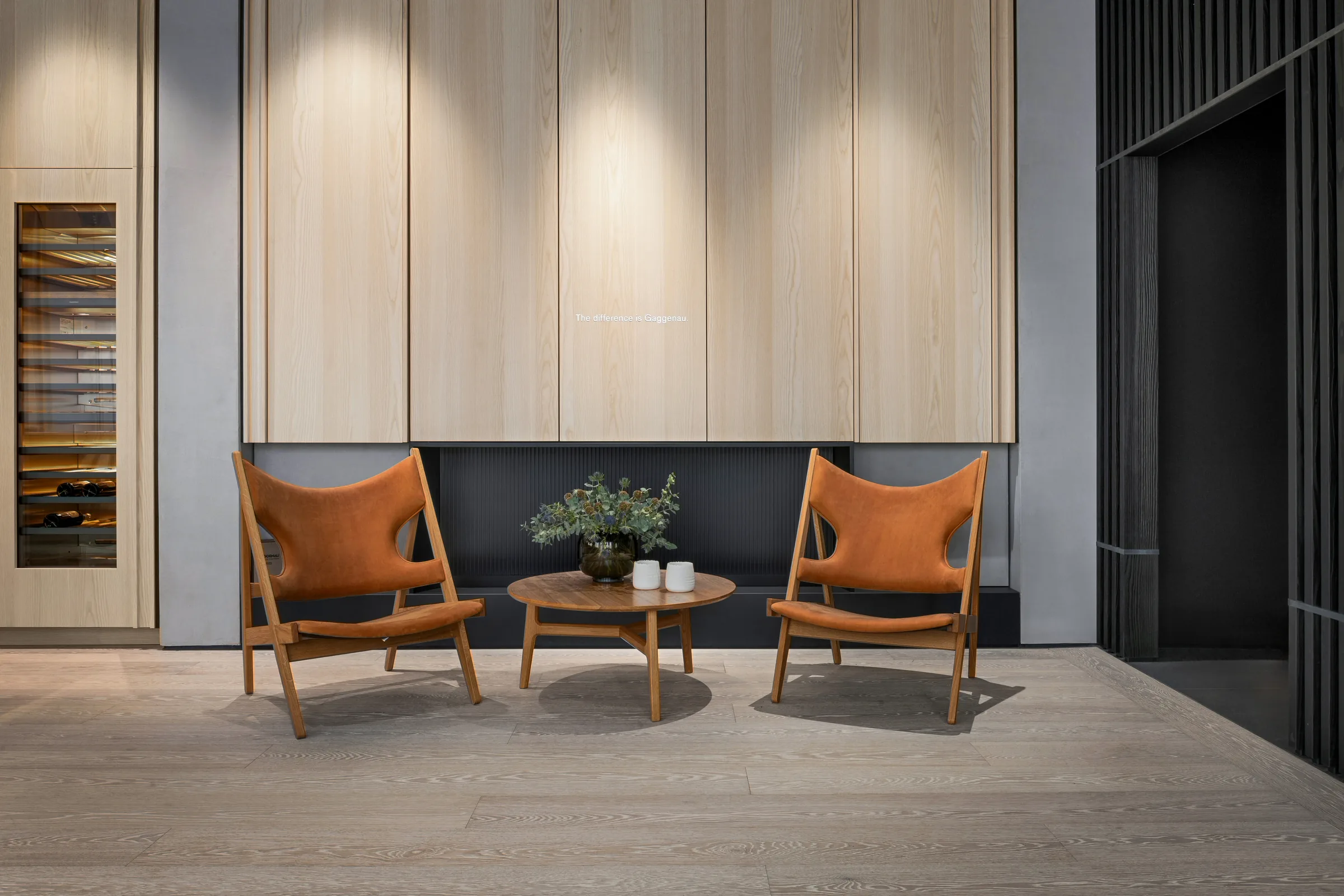 Showroom, Oslo 2023, Innenausbau der Schreinerei Schurig